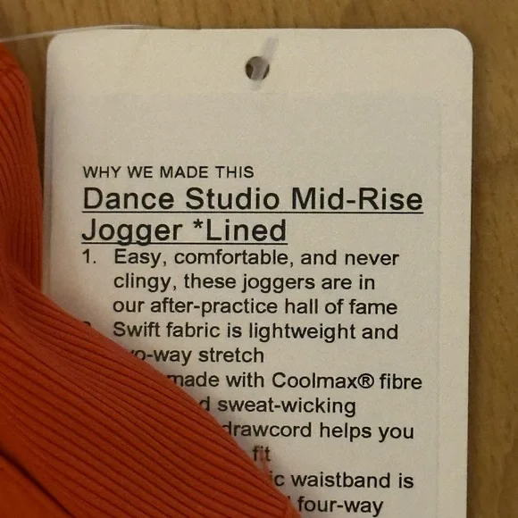 Brand New Lululemon Dance Studio Mid-Rise Jogger - Picture 2 of 8